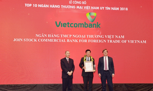 Vietcombank top 10 ngân hàng uy tín nhất Việt Nam